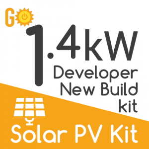 1.4kW Developer New Build Solar PV kit